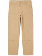 Carhartt WIP - Nash Straight-Leg Panelled Cotton-Canvas Trousers - Neutrals