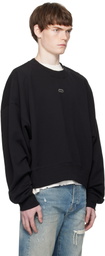 Stolen Girlfriends Club Black Stolen Razor Crew Sweatshirt