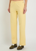 Vuori Halo Modern Straight-leg Jersey Sweatpants Yellow