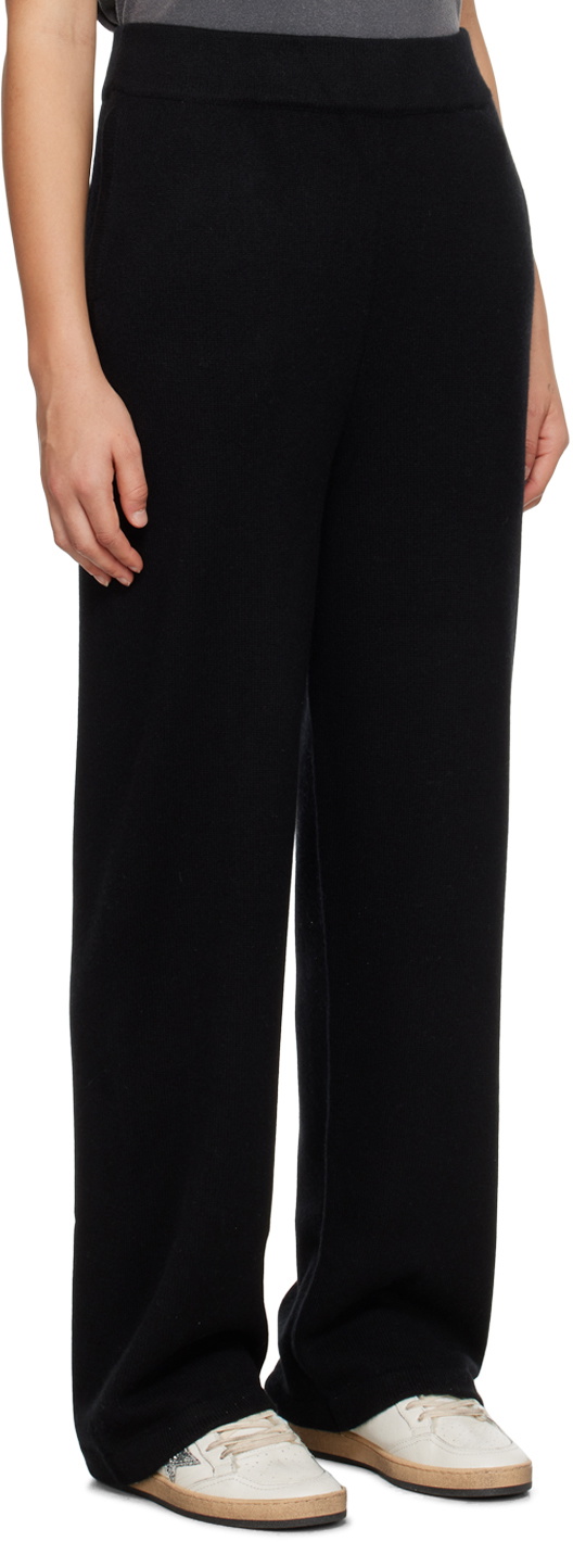 Golden Goose Black Wide-Leg Lounge Pants
