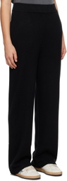 Golden Goose Black Wide-Leg Lounge Pants
