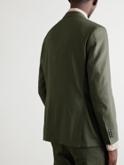 Canali - Linen and Wool-Blend Suit Jacket - Green