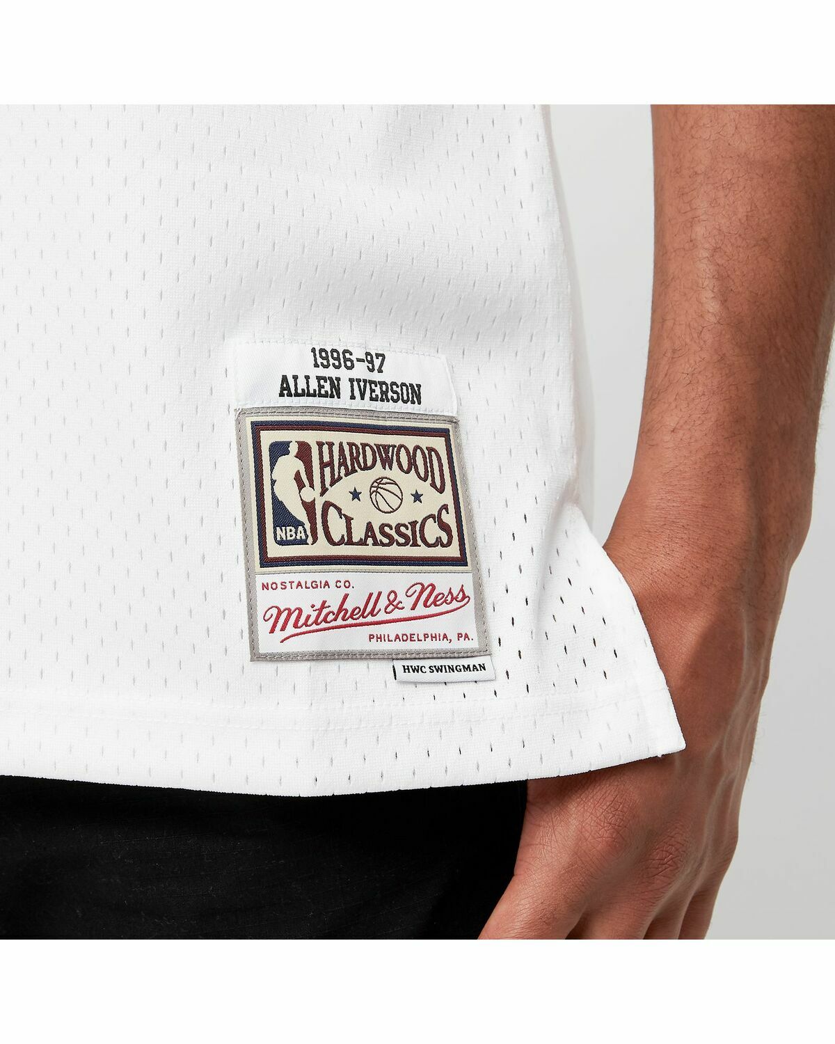 Mitchell & Ness NBA Swingman Jersey Philadelphia 76ers Home 1996-97 Allen Iverson #3 White Men