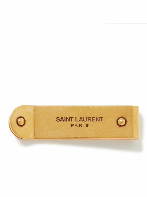 Photo: SAINT LAURENT - Gold-Tone Money Clip - Gold