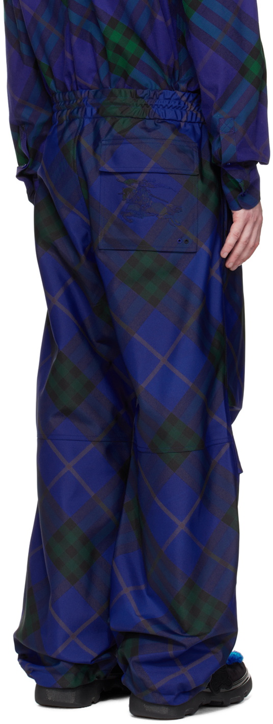Burberry Blue Check Sweatpants