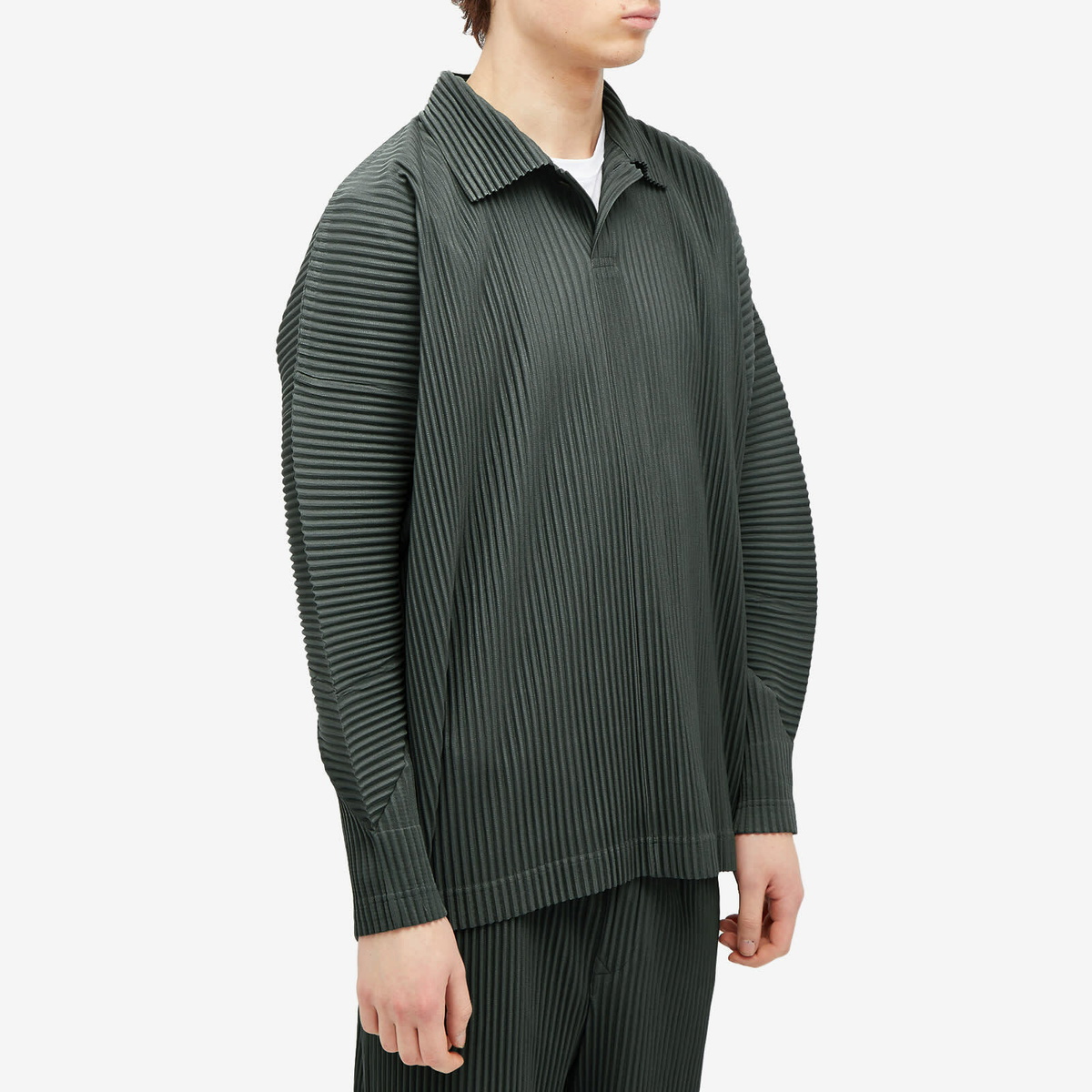 HOMME PLISSÉ ISSEY MIYAKE ポロシャツ 長袖 size3 Homme Plissé