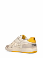 PALM ANGELS - Palm University Leather Low-top Sneakers