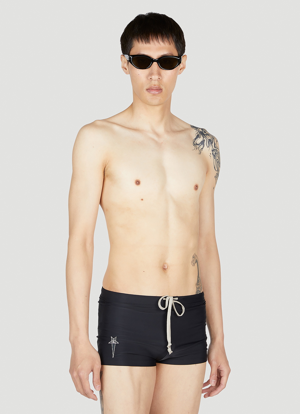 Rick Owens x Champion Logo Embroidery Swim Briefs