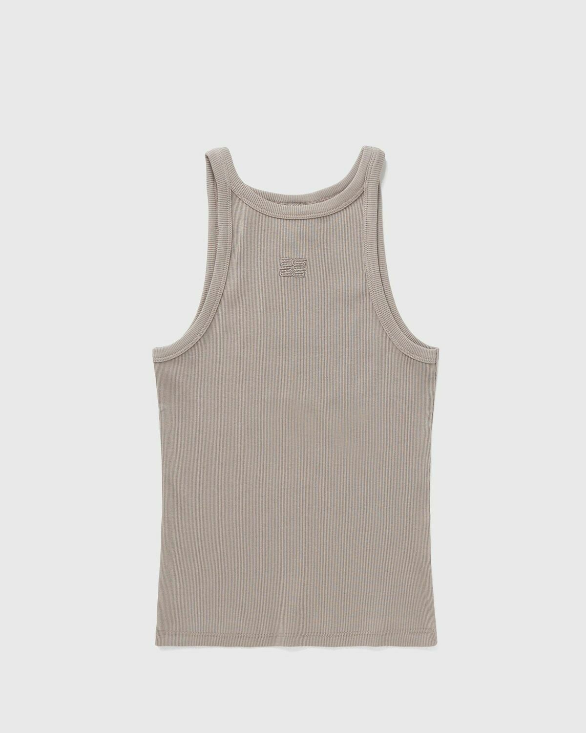 Gestuz GZDREW LOGO TANK 2.0 Grey Womens Tops & Tank