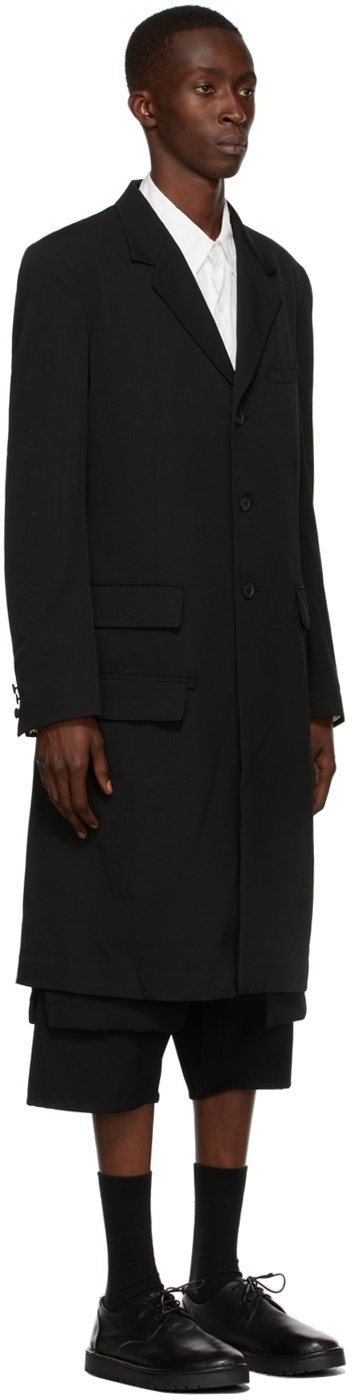 Yohji Yamamoto Black Regulation Doctor Coat Yohji Yamamoto