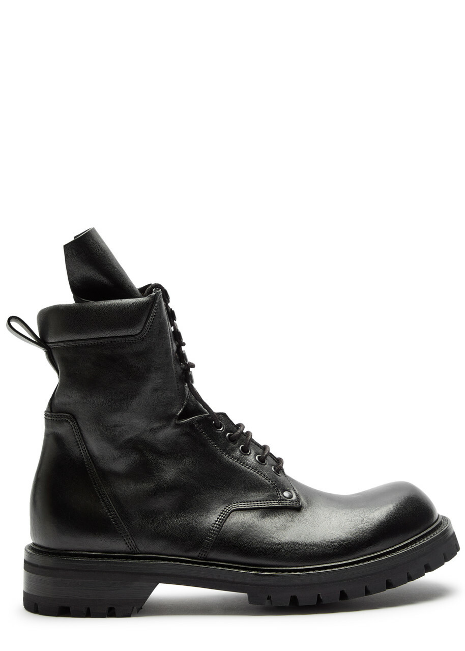 【Rick Owens】 Black Low Army Bogun Boots Black Low Army Bogun Boots – On Sale Now with Up to 54% Off