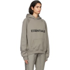 Essentials Khaki Pullover Logo Hoodie