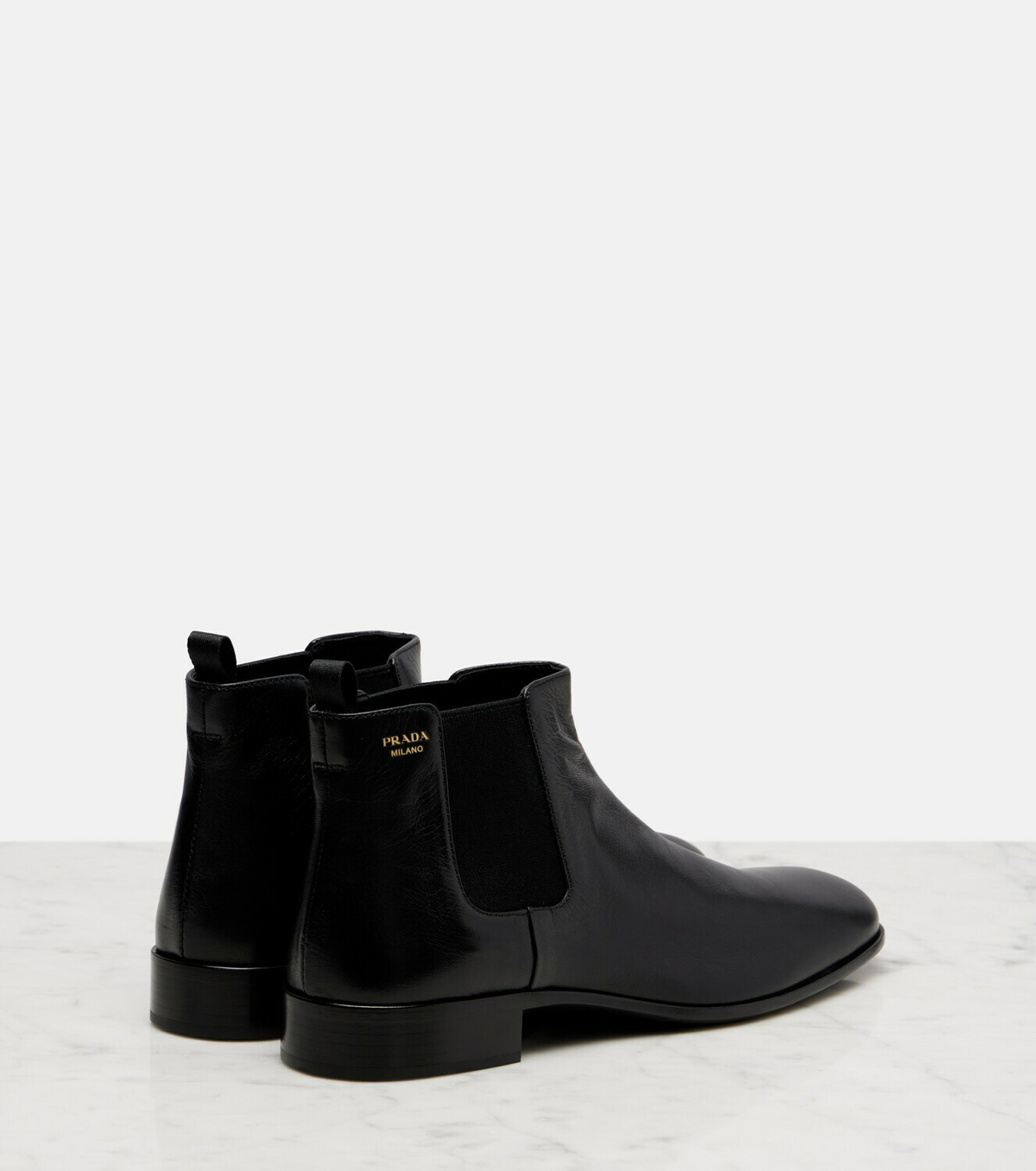 Prada Leather Chelsea boots