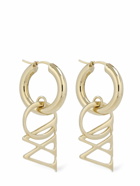 OFF-WHITE - Ow Brass Hoop Earrings