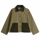 Barbour Women's Cloverdale Casual Jacket in Dusky Green