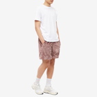 Adidas Men's Contempo Pleated Fleece Short in Wonder Oxide
