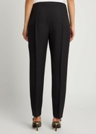 Roland Mouret Pintuck Crepe Trousers Black