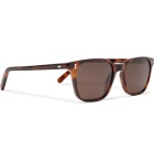 Cubitts - Weston Square-Frame Tortoiseshell Acetate Sunglasses - Brown
