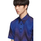 Dries Van Noten Blue Verner Panton Edition Holdman Polo