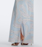 Pucci Labirinto silk crêpe de chine gown