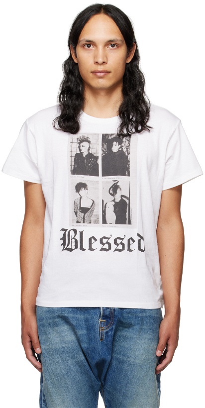 Photo: R13 White 'Blessed' Boy T-Shirt
