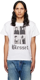 R13 White 'Blessed' Boy T-Shirt