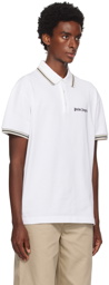 Palm Angels White Classic Polo