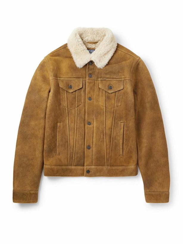 Photo: Polo Ralph Lauren - Shearling Trucker Jacket - Brown