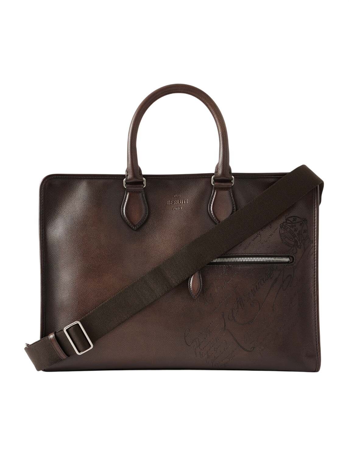 BERLUTI ブラウンレザーケース Berluti - Leather Sunglasses Case - Men - Brown Berluti