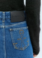 JW Anderson Lasercut Denim Midi Skirt