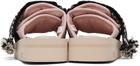 Lanvin Pink Suicoke Edition Slip-On Sandals