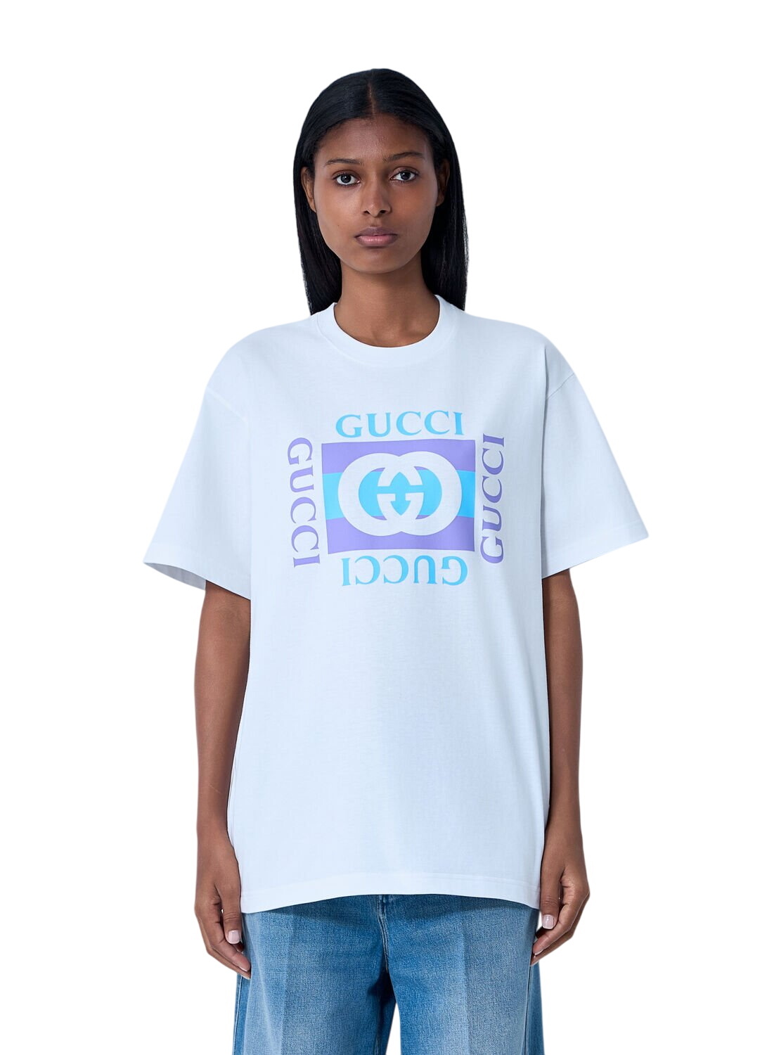 Gucci Yellow Lunar New Year 'Gucci Tiger' Interlocking G T-Shirt Gucci