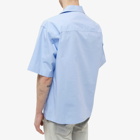 Marni Men's Logo Vactaion Shirt in Iris Blue