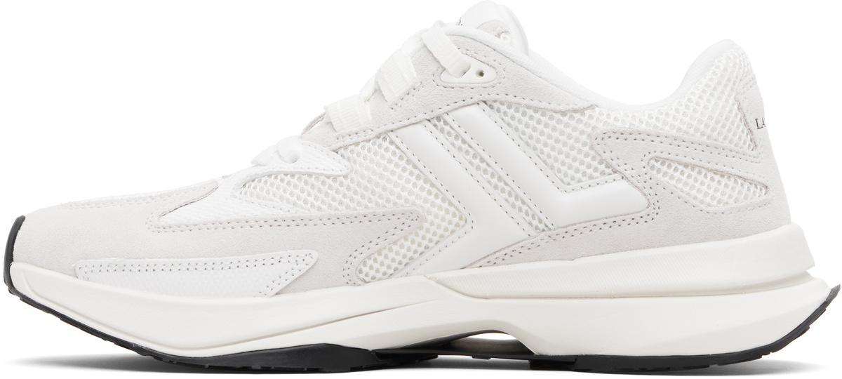 Lanvin White & Gray JLA Mesh Sneakers