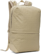 BAO BAO ISSEY MIYAKE Beige Liner One-Tone Backpack