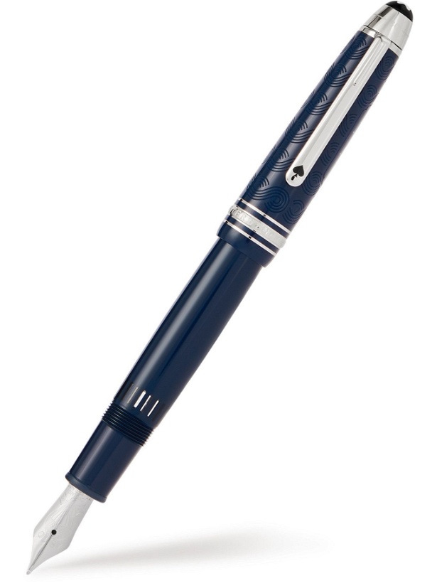 Photo: Montblanc - Meisterstück Around the World in 80 Days LeGrand Resin and Platinum-Plated Fountain Pen