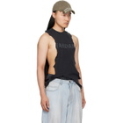 Balenciaga Black Ripped Tank Top