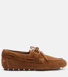 Hogan H693 suede boat shoes