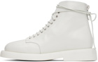 Marsèll White Gomme Polacco Boots