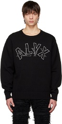 1017 ALYX 9SM Black Arch Sweater