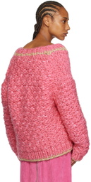Eckhaus Latta Pink Crewneck Jacket