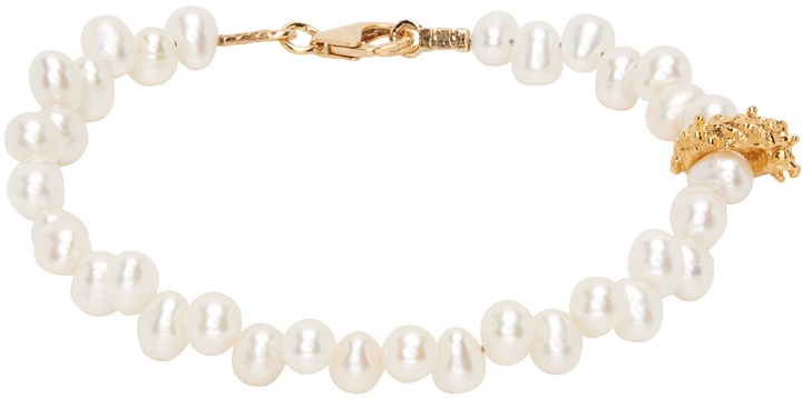Photo: Alighieri Gold & White Pearl 'The Calliope' Bracelet