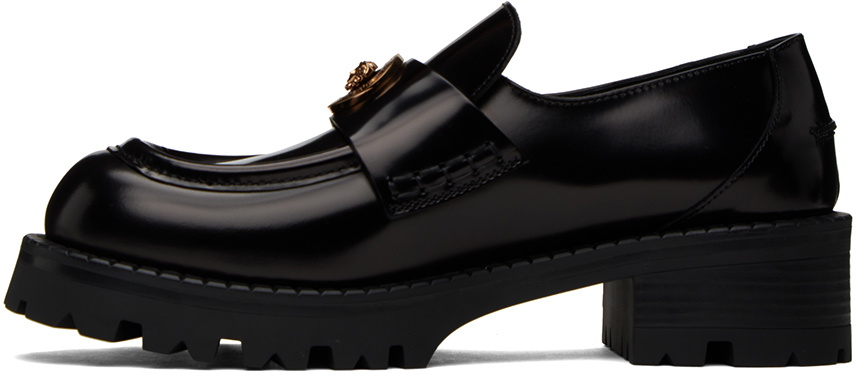 Versace Black Alia Platform Loafers