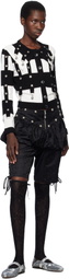 Chopova Lowena Black Bloomer Shorts
