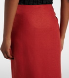 SIR Linen maxi skirt