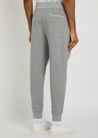 Boss Slim-leg Cotton-blend Sweatpants Light Grey