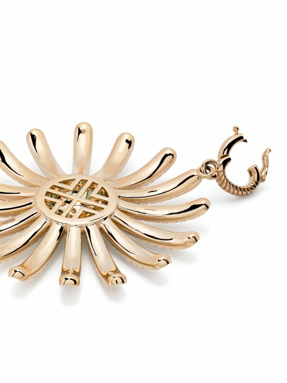 Harwell Godfrey 18K Yellow Gold Major Sunflower Pendant