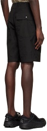 Engineered Garments Black Polyester Shorts