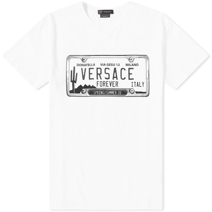 Photo: Versace Number Plate Tee