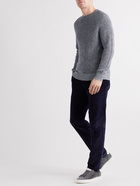 Brunello Cucinelli - Ribbed Cotton Sweater - Blue